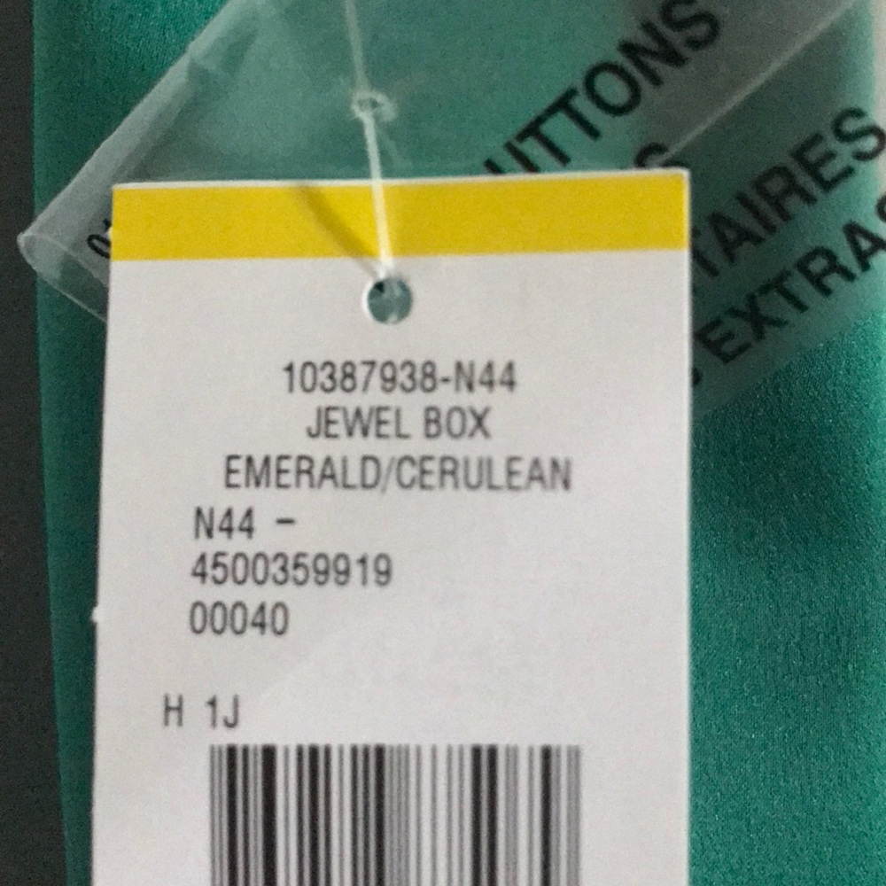 ‼️⬇️Kasper Jewel Box Emerald Blouse - Picture 7 of 8